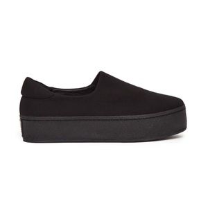 Opening Ceremony Black Slip On Platform Sneakers